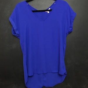Royal blue shirt